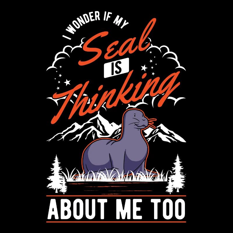 Robbe Geschenk Seehund Seelöwe