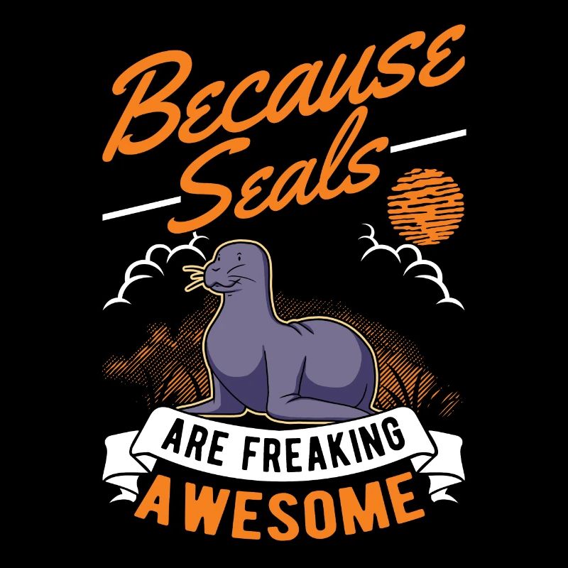 Robbe Geschenk Seehund Seelöwe