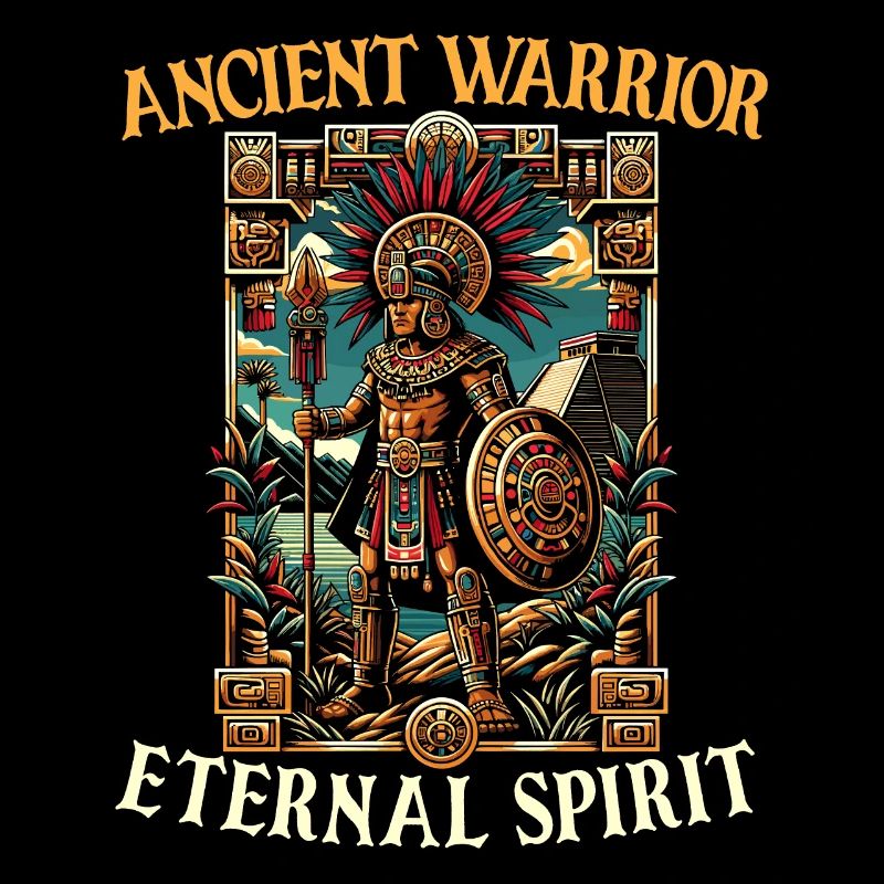 Aztec Warrior Native Mexican Aztec Civilization