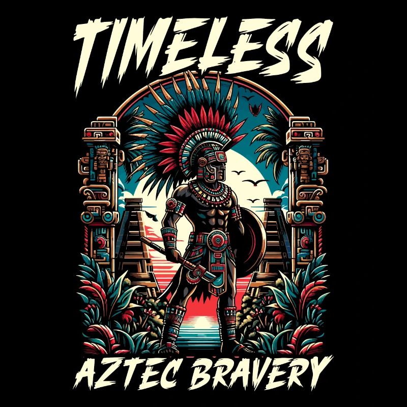 Aztec Warrior Native Mexican Aztec Civilization