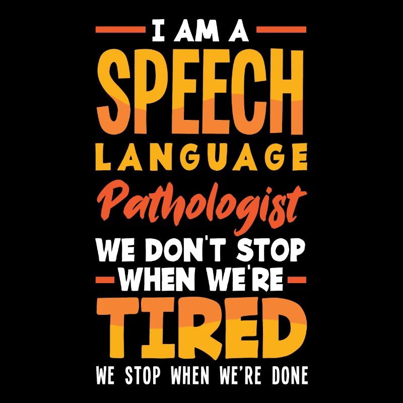 Speech therapist, speech therapist, speech therapist