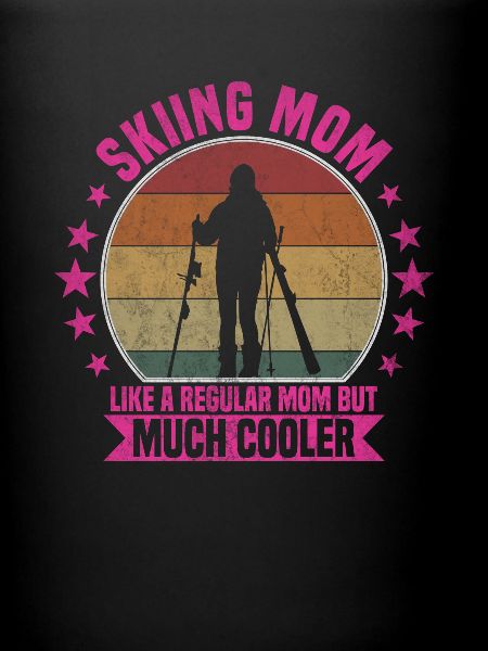 Maman skieuse Ski