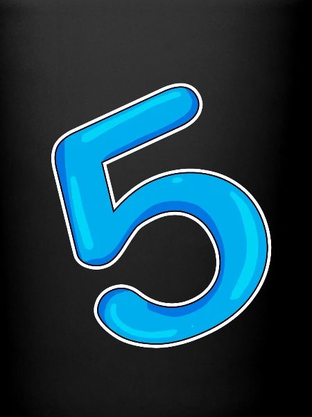 Numéro 5 Bleu