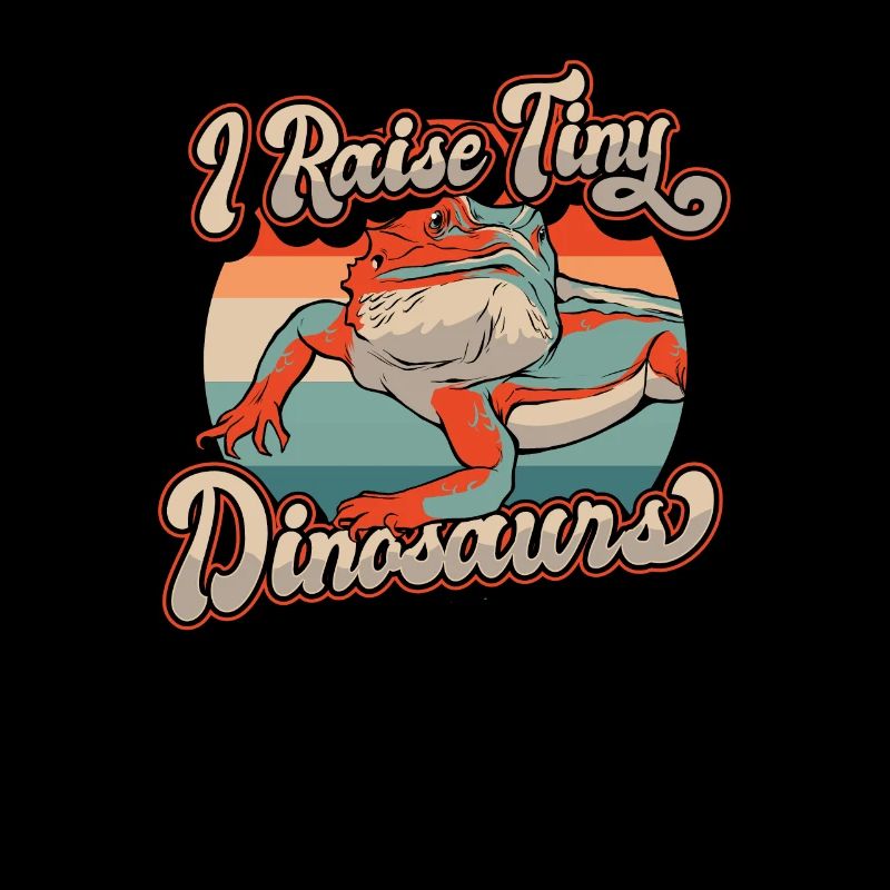 Ich ziehe winzige Dinosaurier auf Pogona Eidechse Haustier Bärtig