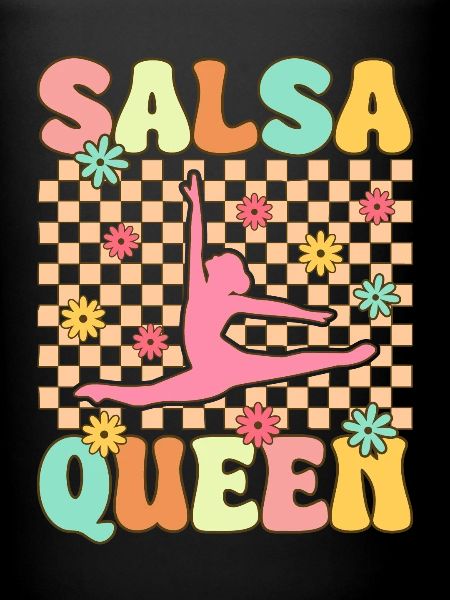 Danseuse de salsa groovy