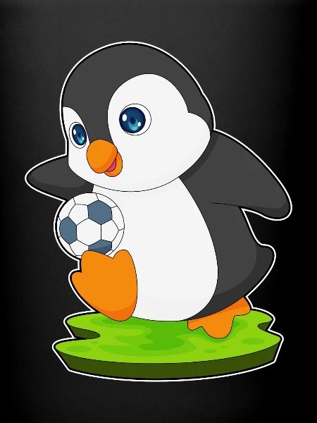Penguin Soccer Player Soccer