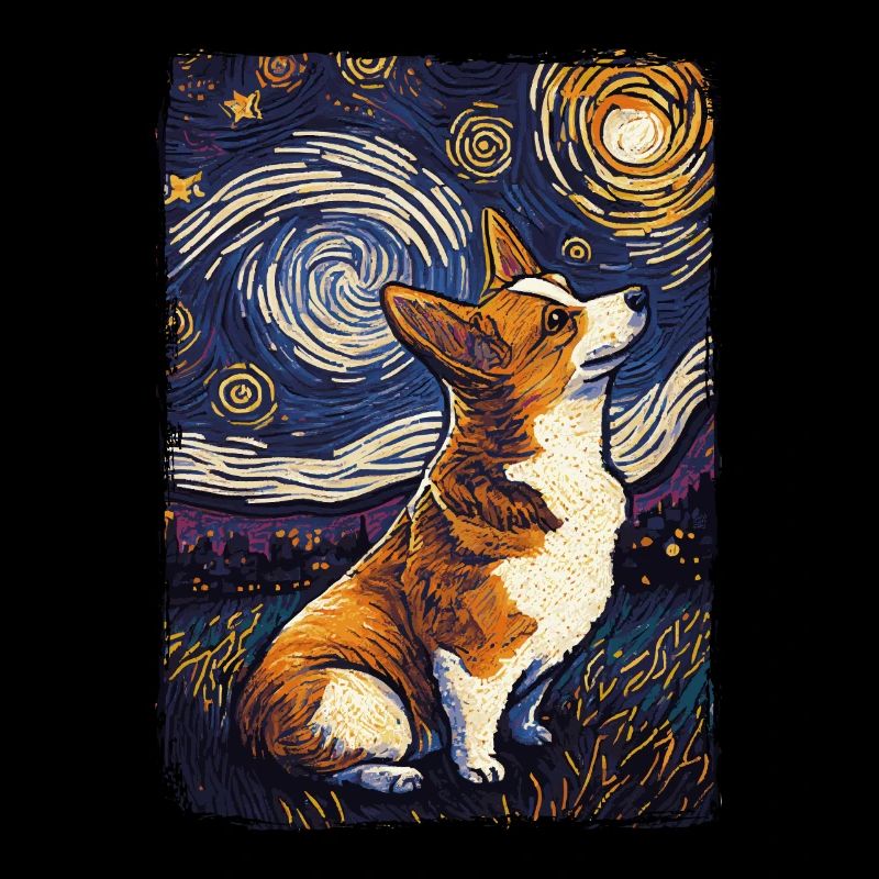 Corgi Nuit étoilée