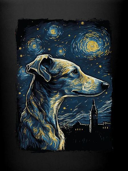Galgo Español Nuit étoilée