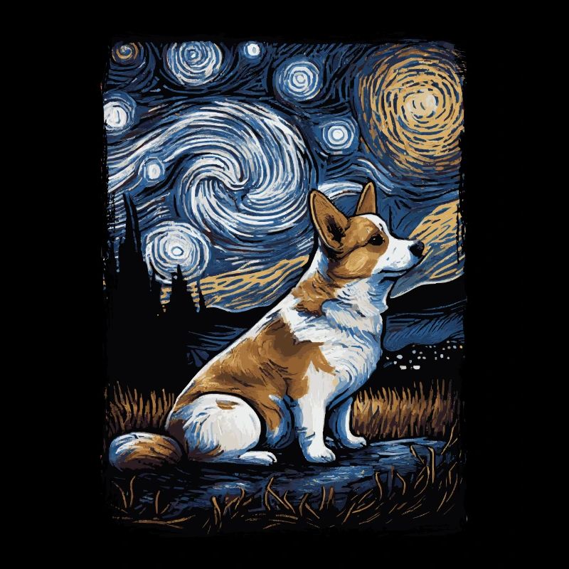 Corgi Nuit étoilée