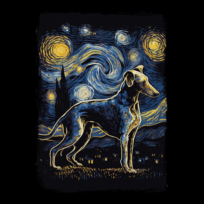 Galgo Español Nuit étoilée