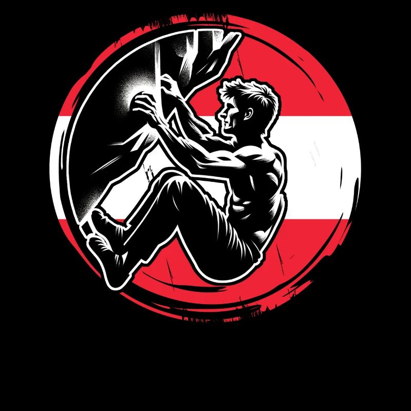 Austrian Climber – Distressed Boulderer Climbing