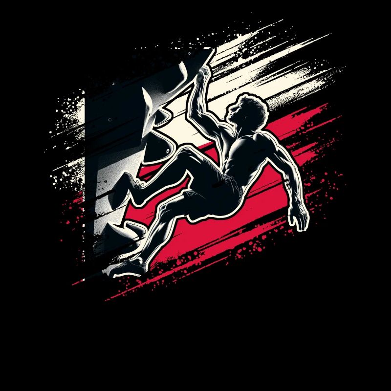 Poland Climber – Distressed Boulderer Climbing