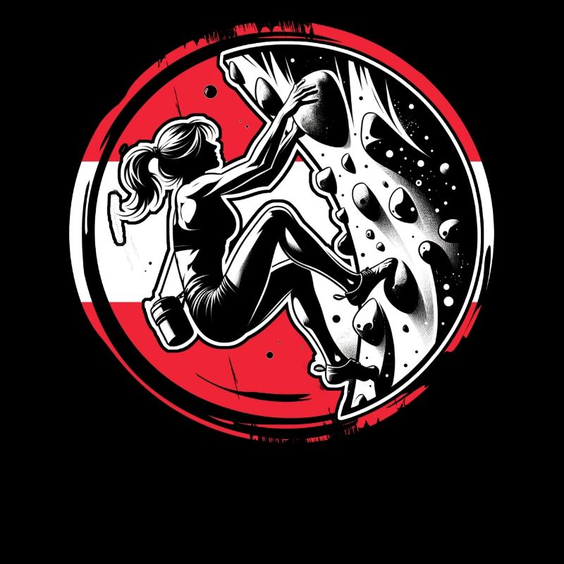 Austrian Climber – Distressed Boulderer Climbing