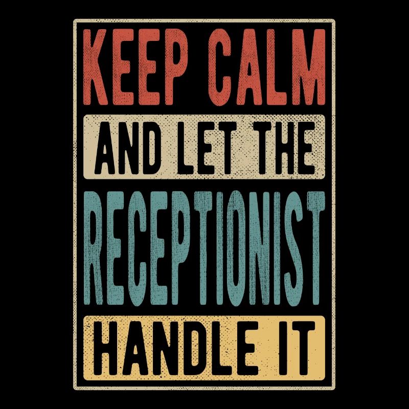 Cadeau rétro de réceptionniste