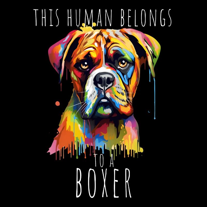 This Human Belongs To A Boxer Hunde Hundehalter