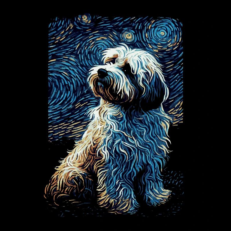 Havanese Starry Night