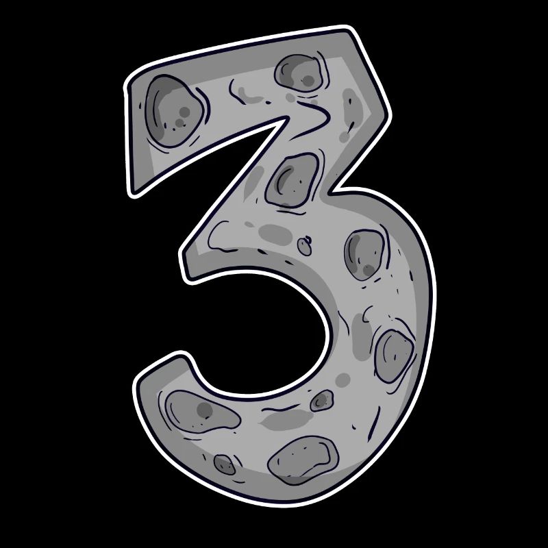 Three - 3 - Number 3 - Number 3
