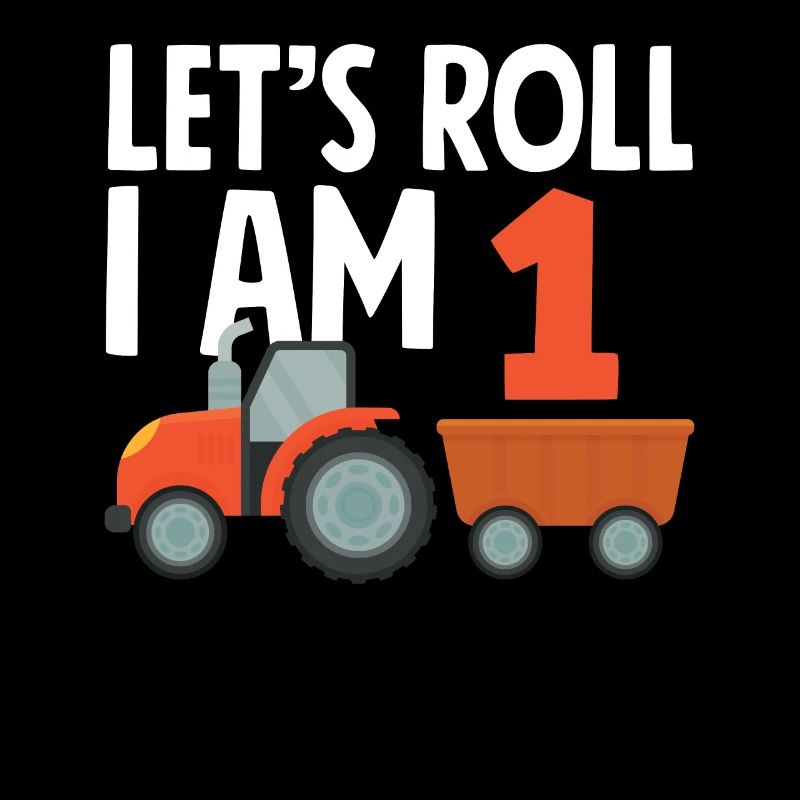 1. Geburtstag Traktor 1 Jahr Geburtstagsshirt