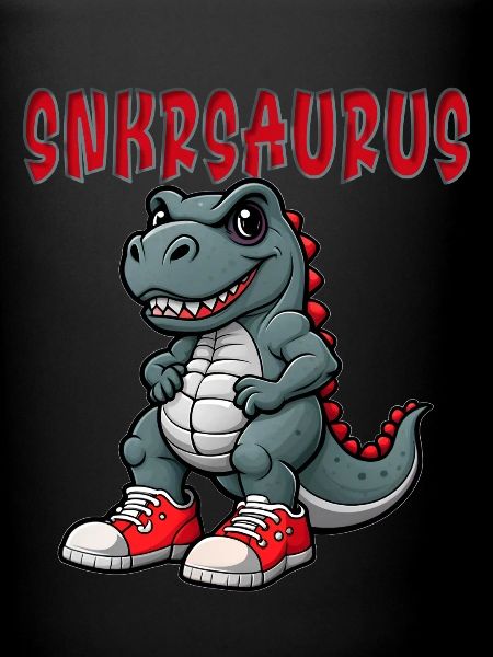 Conception drôle de Snkrsaurus