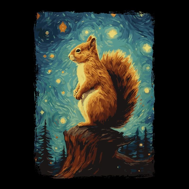 Eichhörnchen Starry Night