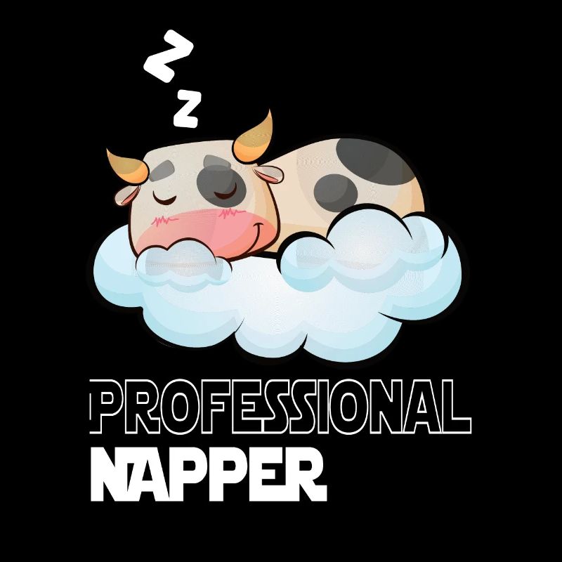 Professinonal Napper Vache Dormir Lève Tard