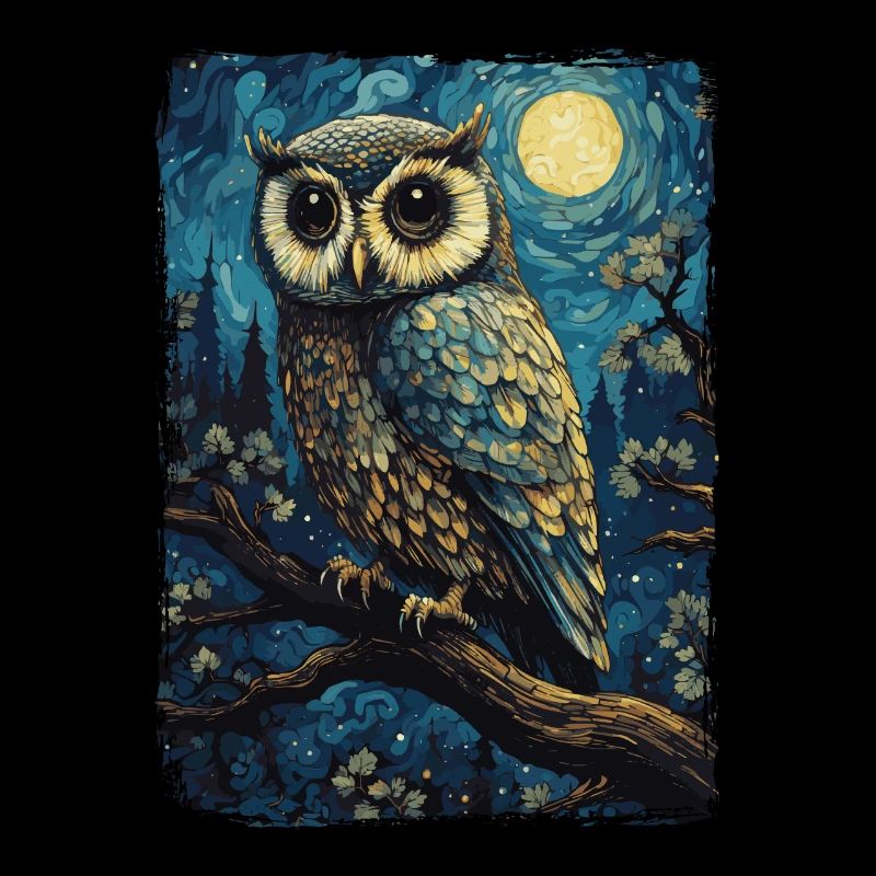 Eule Starry Night