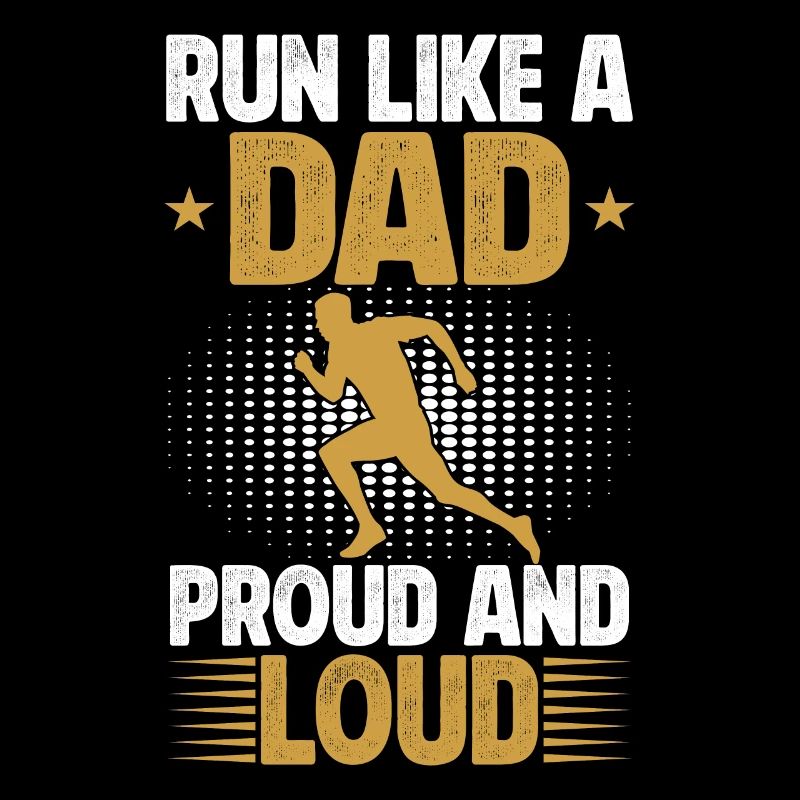Running Dad Marathon Runner Trainer Marathoner