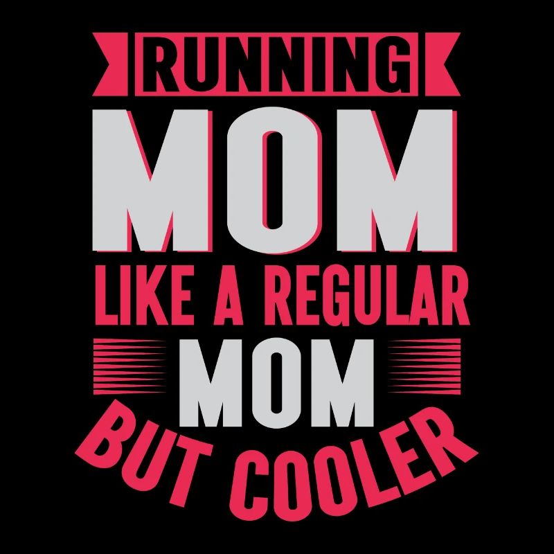 Running Mom Marathon Runner Jogging