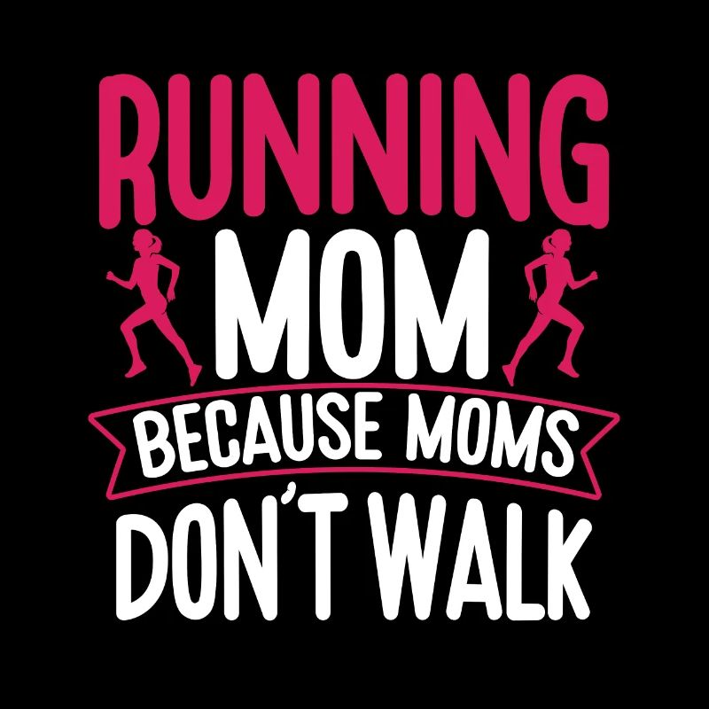 Running Mom Marathon Runner Jogging