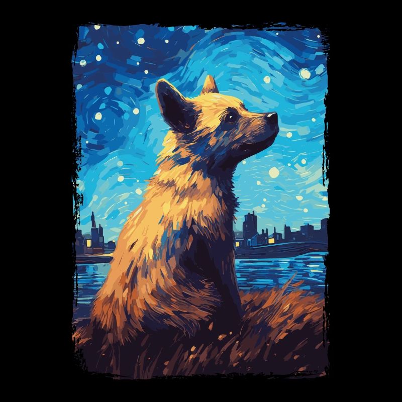 Hyäne Starry Night