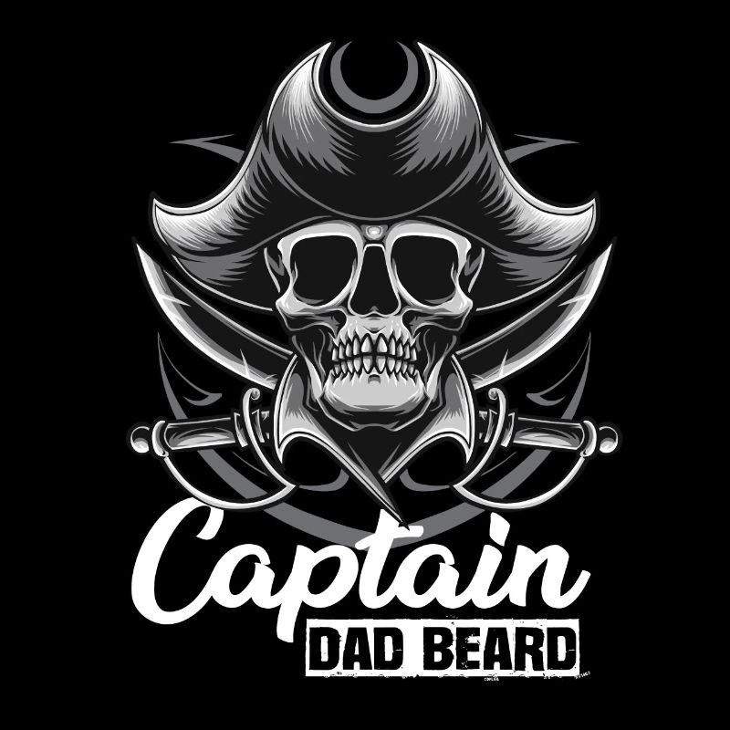 Captain Dad Beard Captain Boat Sailing Sailor