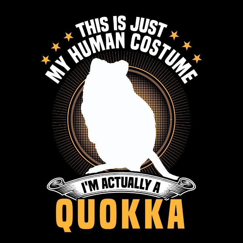 Nur ein Quokka Kostüm Beuteltier Quokka