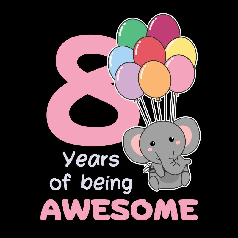 Eléphant pour les enfants de 8 ans de huit ans