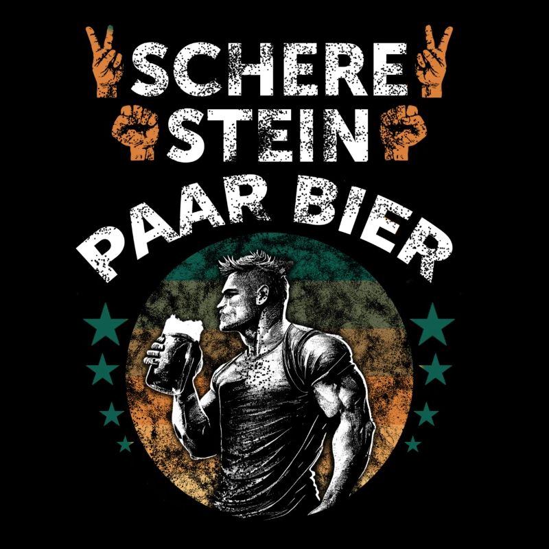 Schere, Stein, Paar, Bier - das perfekte Outfit