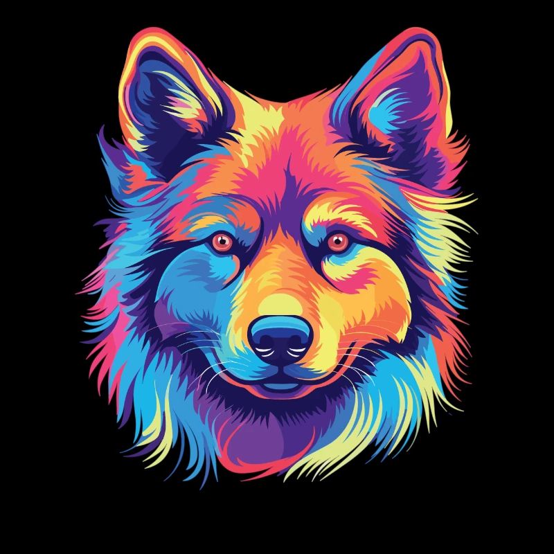 Aquarelle colorée norvégienne Boound