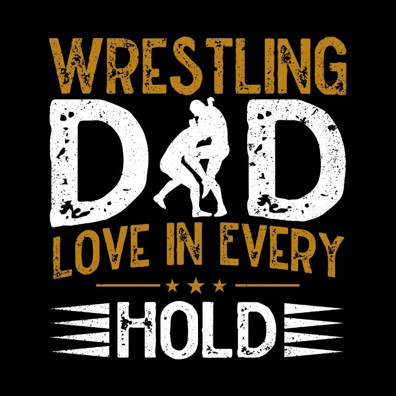 Wrestling Dad Wrestler Männer Vatertag