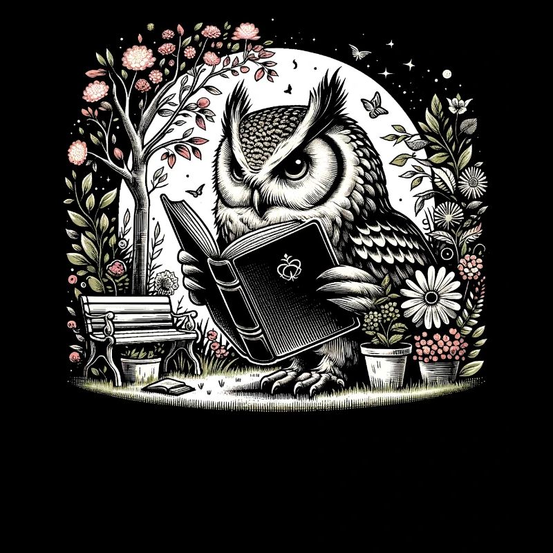 Eulen-lesebuch – Full Moon Scenery Reader