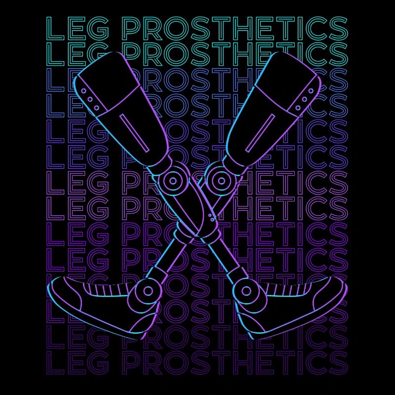 Prothèses de jambes Amputé Amputation Retro