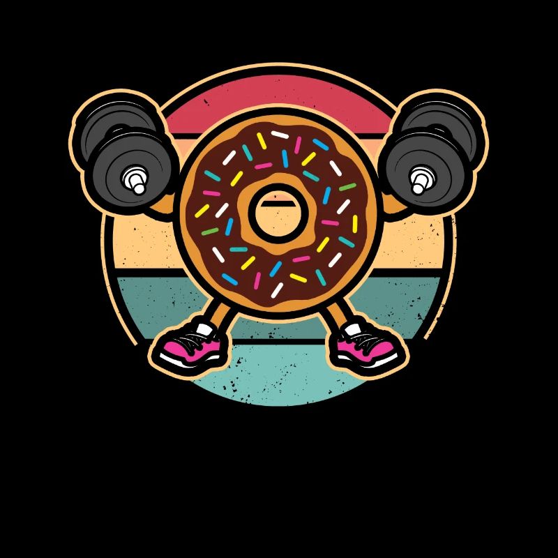 Donut PowerLifting Workout -Gewichtheber