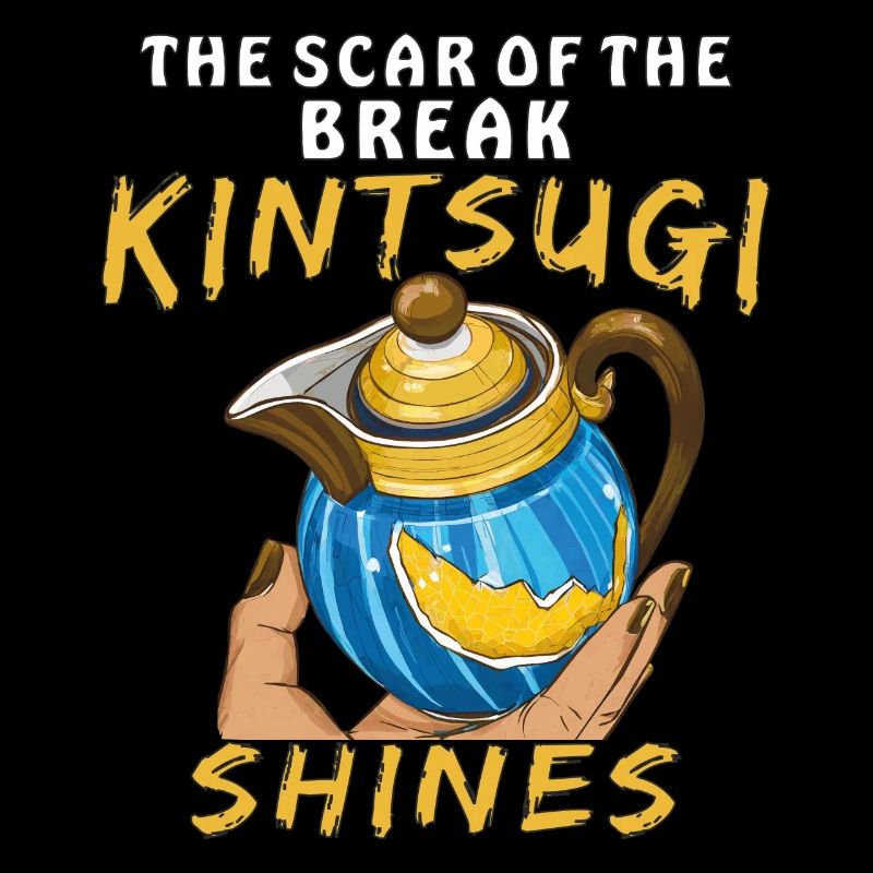 LA CICATRICE DE LA RUPTURE KINTSUGI BRILLE