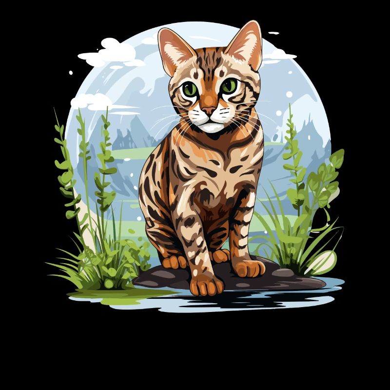 Chat du Bengale Bengalkatze