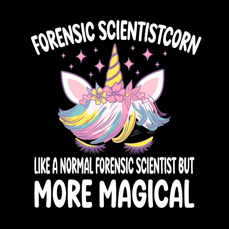 Forensic Scientistcorn comme un scientifique normal