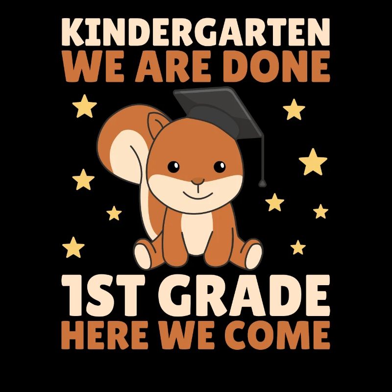 Kids Kindergarten graduate Eichhhörnchen 1st grade