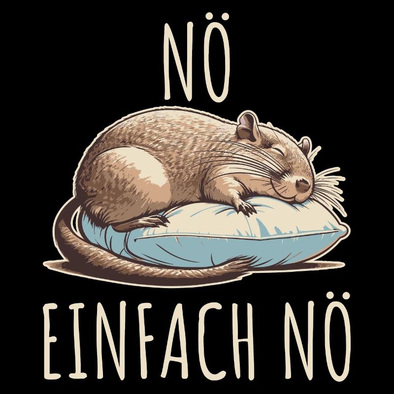 Nö einfach Nö Frecher Octodon Degu Spruch