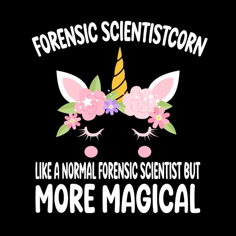 Forensic Scientistcorn comme un scientifique normal