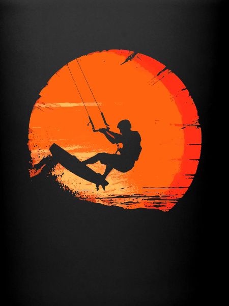 Kitesurfing kiteboarding lover