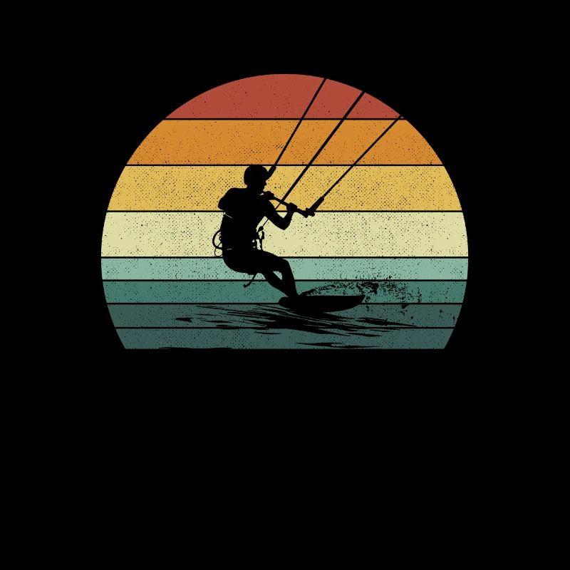 Kitesurfing kiteboarding lover