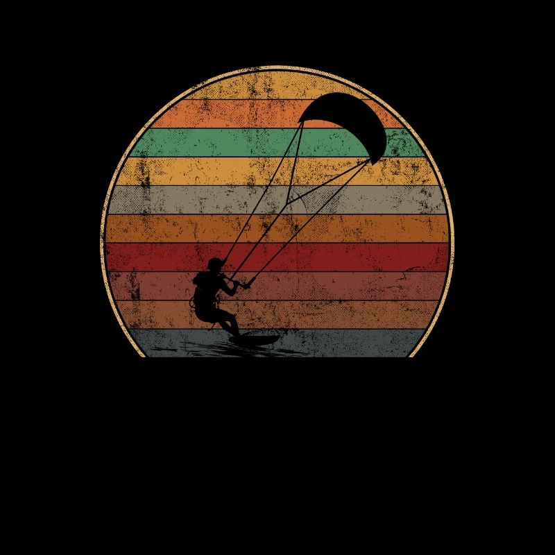 Kitesurfing kiteboarding lover