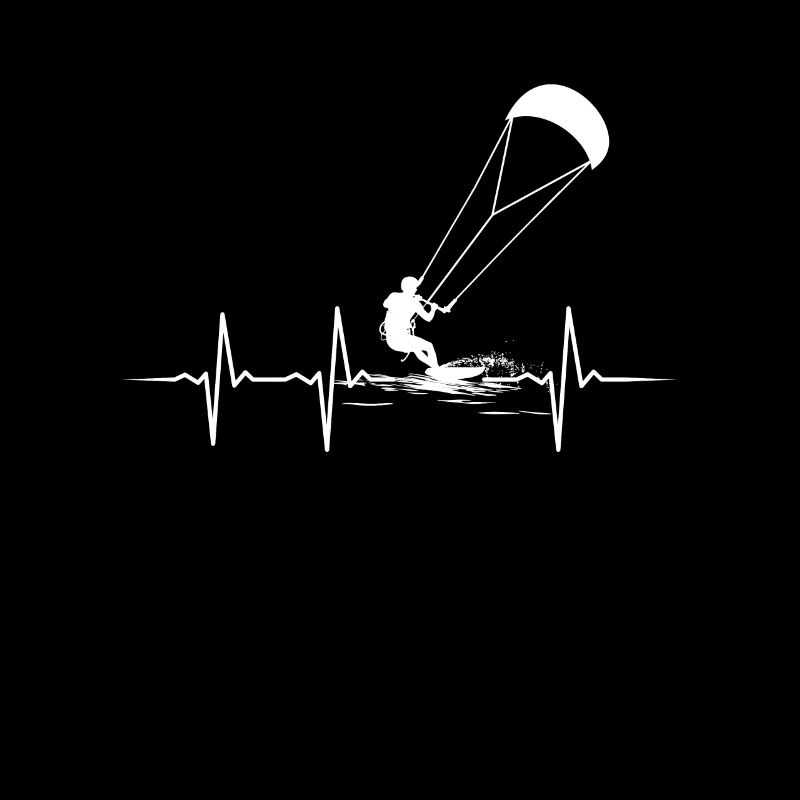 Kitesurfing kiteboarding lover