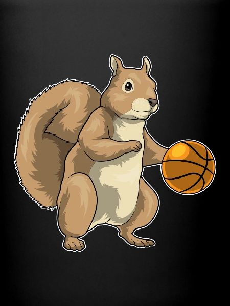 Squirrel Basketball Player Basketball
